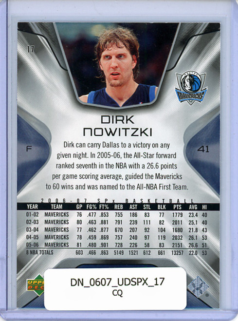 Dirk Nowitzki 2006-07 SPx #17 (CQ)