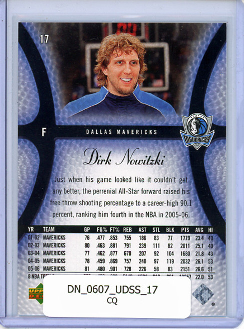 Dirk Nowitzki 2006-07 Sweet Shot #17 (CQ)