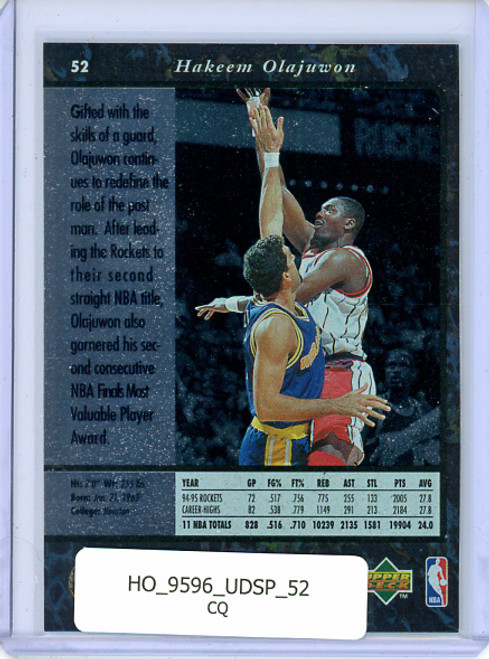 Hakeem Olajuwon 1995-96 SP #52 (CQ)