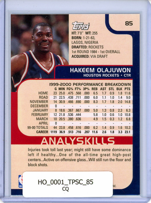 Hakeem Olajuwon 2000-01 Stadium Club #85 (CQ)