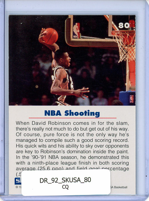 David Robinson 1992 Skybox USA #80 (CQ)