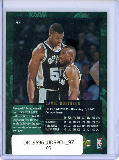 David Robinson 1995-96 SP Championship #97 (CQ)