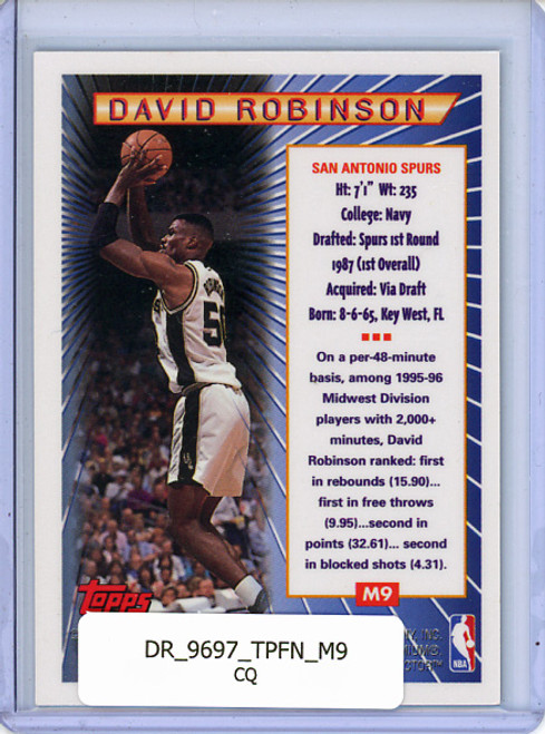 David Robinson 1996-97 Finest, Mystery #M9 (CQ)
