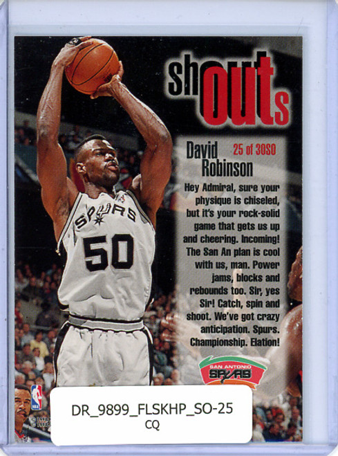 David Robinson 1998-99 Hoops, Shout Outs #SO-25 (CQ)