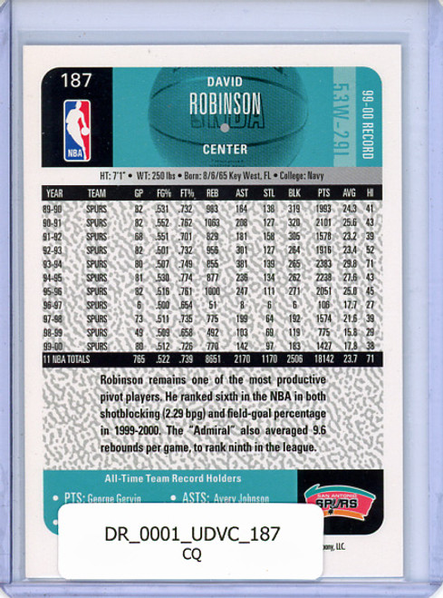 David Robinson 2000-01 Victory #187 (CQ)