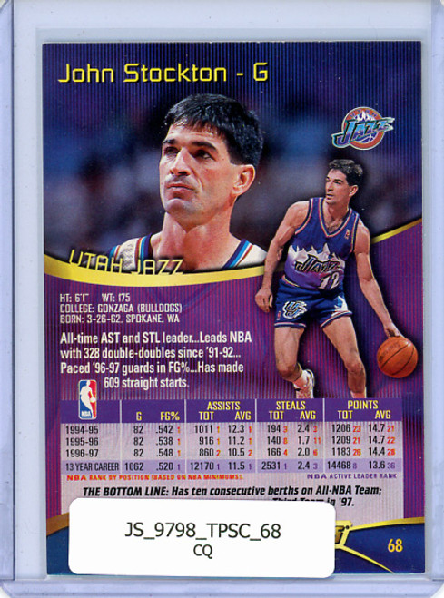 John Stockton 1997-98 Stadium Club #68 (CQ)