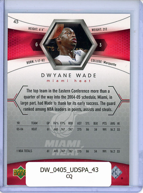 Dwyane Wade 2004-05 SP Authentic #43 (CQ)