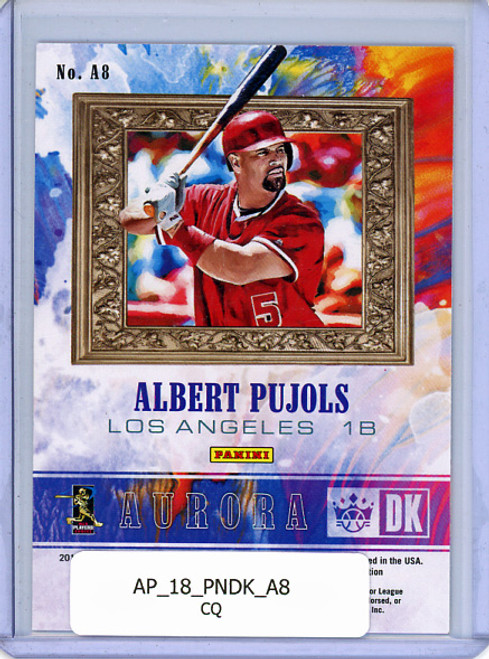 Albert Pujols 2018 Diamond Kings, Aurora #A8 (CQ)