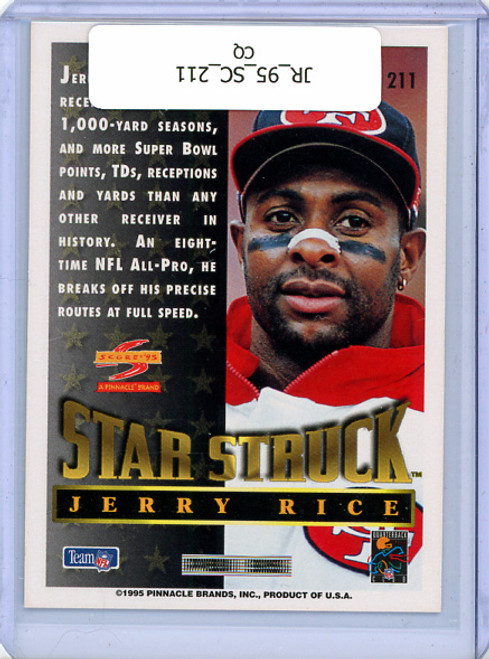 Jerry Rice 1995 Score #211 Star Struck (CQ)