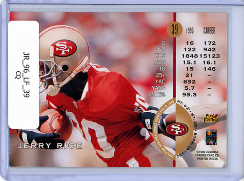 Jerry Rice 1996 Leaf #39 (CQ)