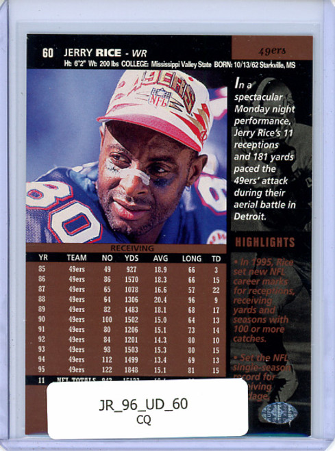 Jerry Rice 1996 Upper Deck #60 (CQ)