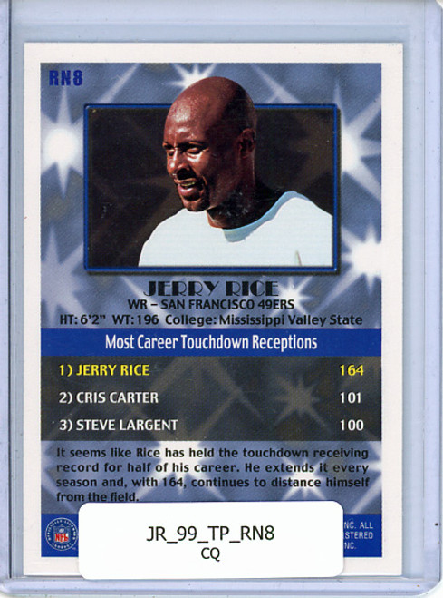 Jerry Rice 1999 Topps, Record Numbers #RN8 (CQ)