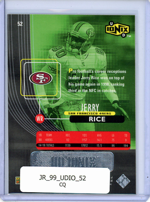 Jerry Rice 1999 Ionix #52 (CQ)