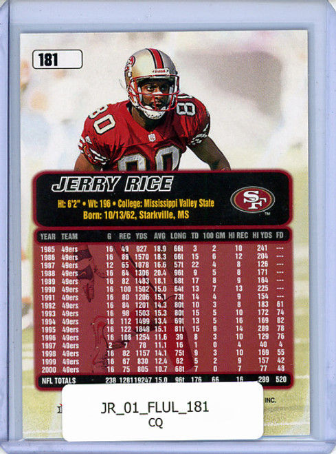 Jerry Rice 2001 Ultra #181 (CQ)