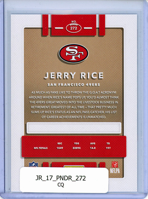 Jerry Rice 2017 Donruss #272 (CQ)