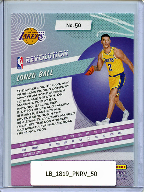 Lonzo Ball 2018-19 Revolution #50