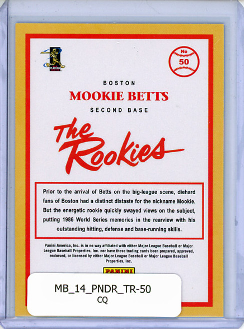 Mookie Betts 2014 Donruss, The Rookies #50 (CQ)