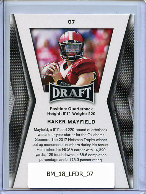 Baker Mayfield 2018 Leaf Draft #07