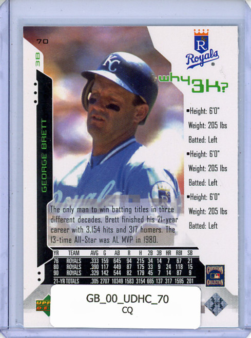 George Brett 2000 Hitter's Club #70 (CQ)