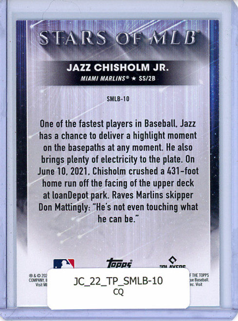 Jazz Chisholm Jr. 2022 Topps, Stars of MLB #SMLB-10 (CQ)