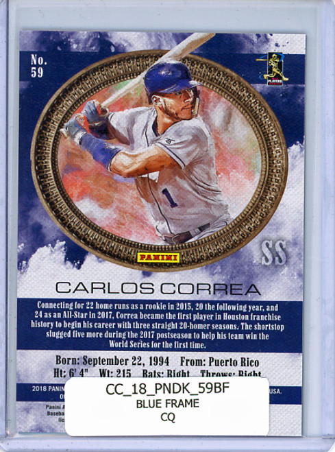 Carlos Correa 2018 Diamond Kings #59 Blue Frame (CQ)