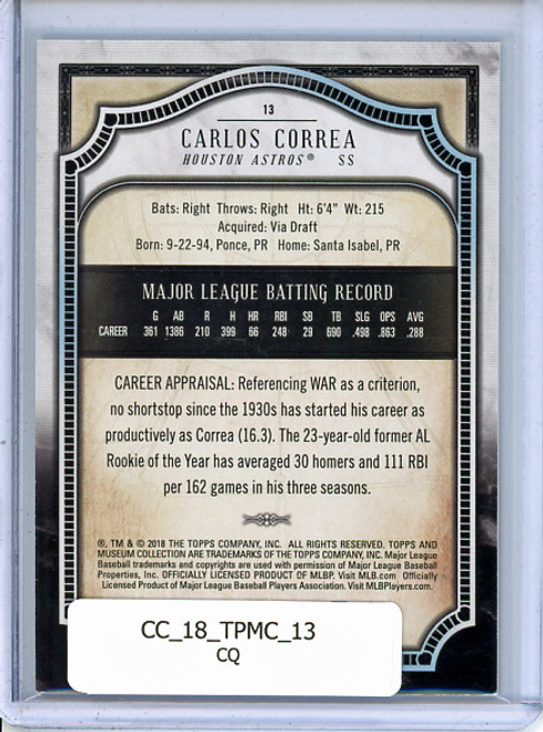 Carlos Correa 2018 Museum Collection #13 (CQ)