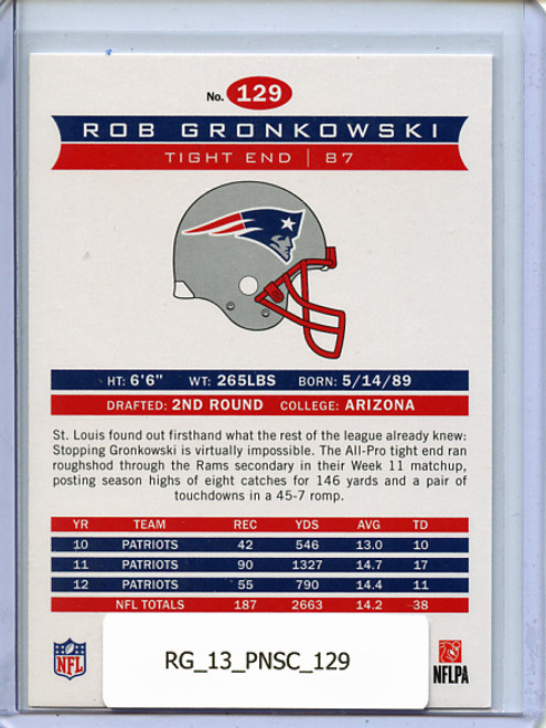 Rob Gronkowski 2013 Score #129