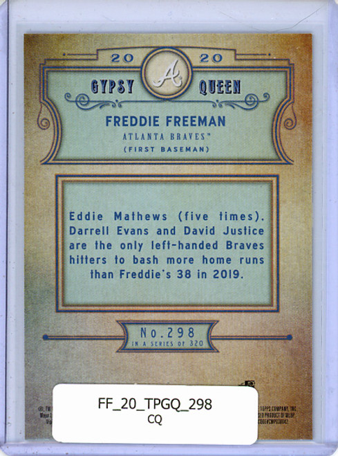 Freddie Freeman 2020 Gypsy Queen #298 (CQ)