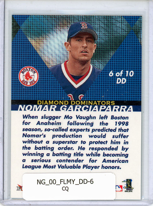 Nomar Garciaparra 2000 Mystique, Diamond Dominators #DD-6 (CQ)