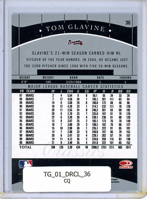 Tom Glavine 2001 Donruss Classics #36 (CQ)