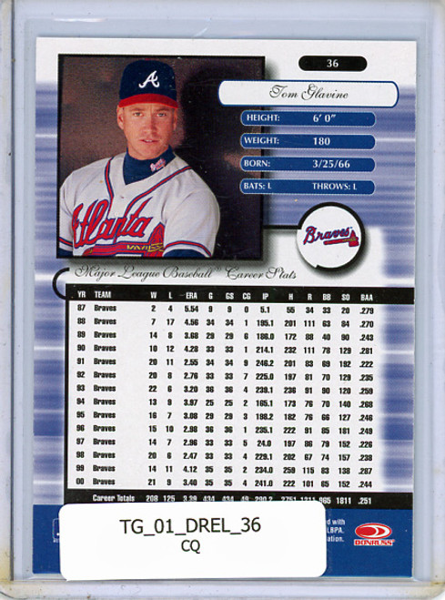 Tom Glavine 2001 Donruss Elite #36 (CQ)