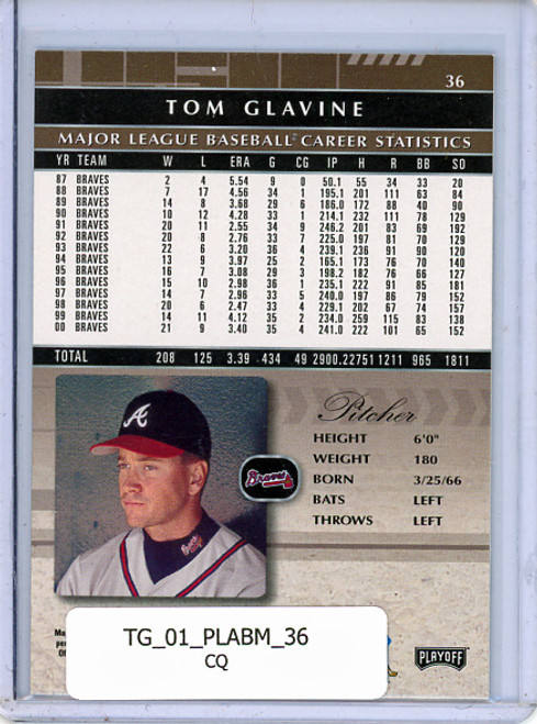 Tom Glavine 2001 Playoff Absolute #36 (CQ)