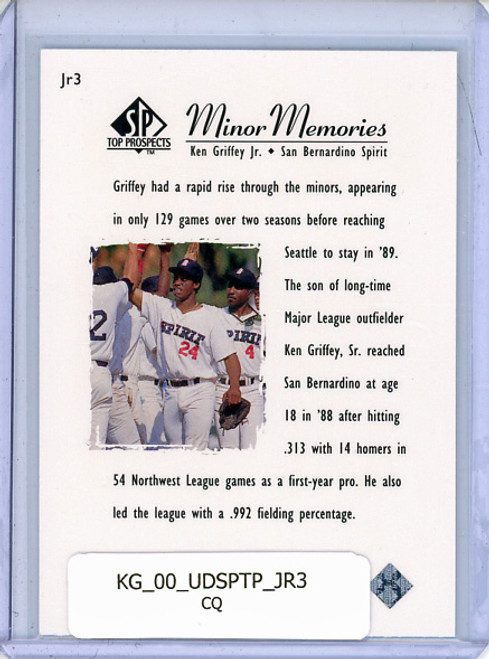 Ken Griffey Jr. 2000 SP Top Prospects, Minor Memories #JR3 (CQ)