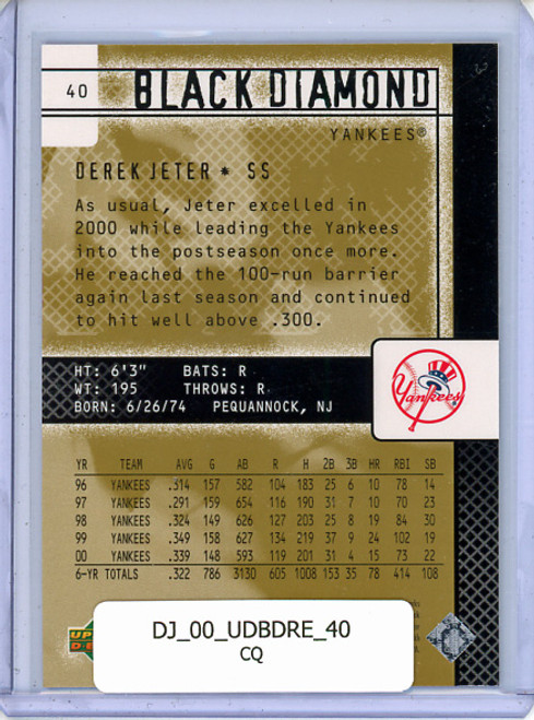 Derek Jeter 2000 Black Diamond Rookie Edition #40 (CQ)