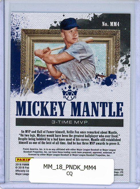 Mickey Mantle 2018 Diamond Kings, Mickey Mantle Collection #MM4 (CQ)