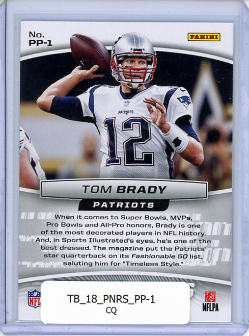 Tom Brady 2018 Rookies & Stars, Precision Passers #PP-1 (CQ)