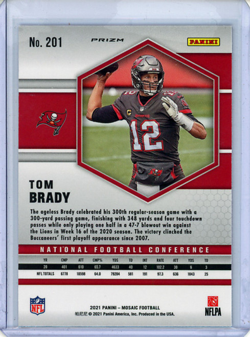 Tom Brady 2021 Mosaic #201 NFC Pink Camo (1) (CQ)