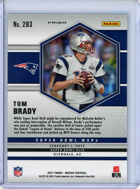 Tom Brady 2021 Mosaic #283 Super Bowl MVPs Pink Camo (1) (CQ)