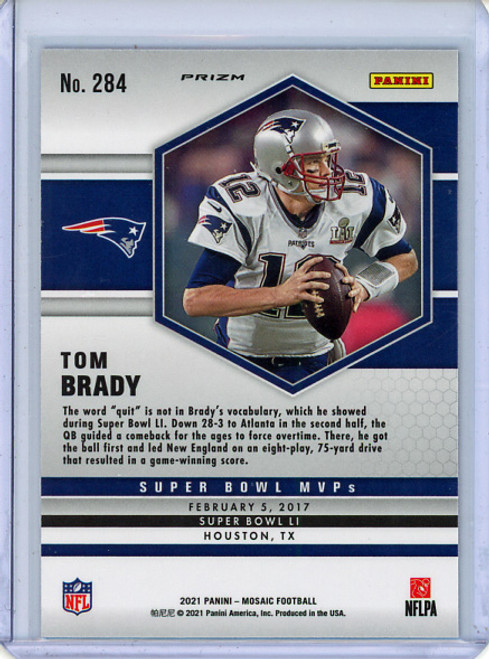 Tom Brady 2021 Mosaic #284 Super Bowl MVPs Pink Camo (1) (CQ)