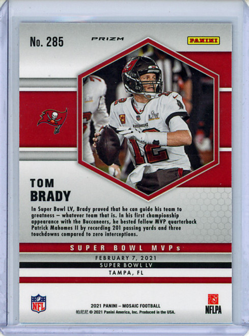 Tom Brady 2021 Mosaic #285 Super Bowl MVPs Pink Camo (2) (CQ)
