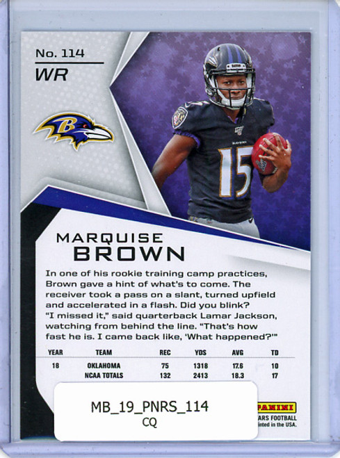 Marquise Brown 2019 Rookies & Stars #114 (CQ)