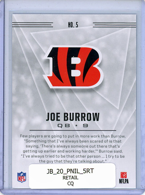 Joe Burrow 2020 Illusions #5 Retail (CQ)