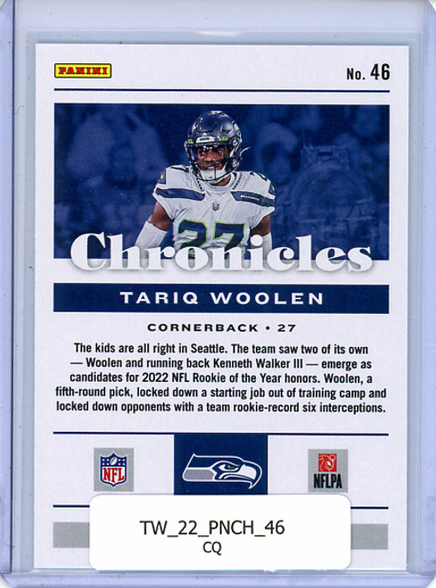 Tariq Woolen 2022 Chronicles #46 (CQ)