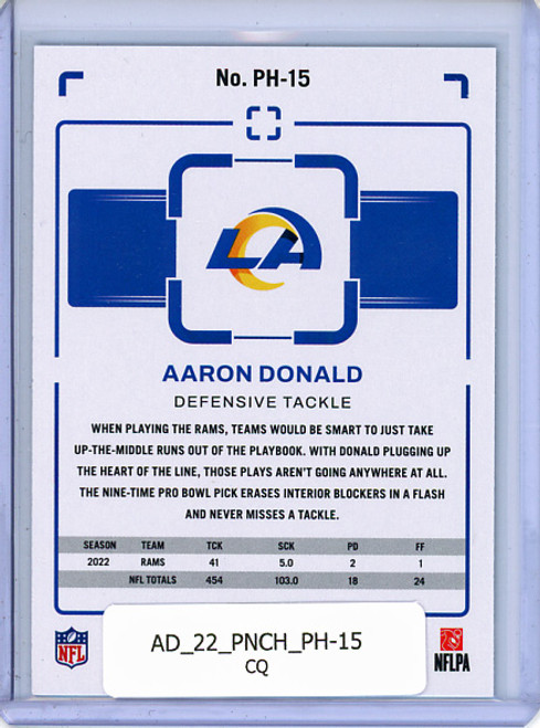 Aaron Donald 2022 Chronicles, Photogenic #PH-15 (CQ)