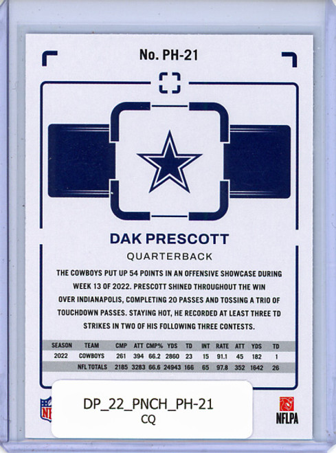 Dak Prescott 2022 Chronicles, Photogenic #PH-21 (CQ)