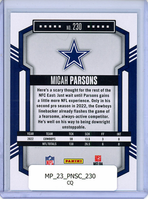 Micah Parsons 2023 Score #230 (CQ)