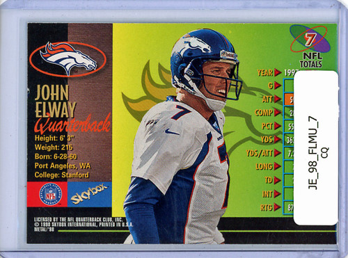 John Elway 1998 Metal Universe #7 (CQ)