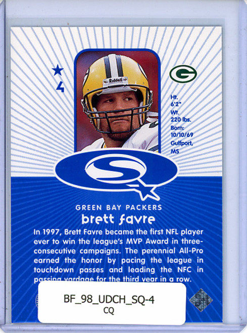 Brett Favre 1998 Choice, Starquest #4 (CQ)