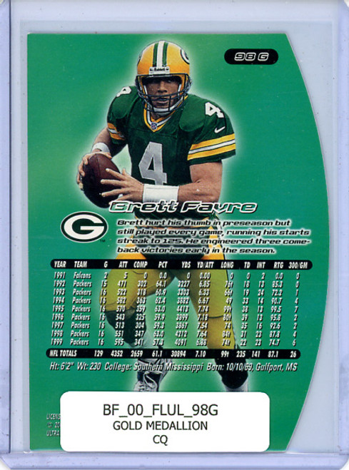 Brett Favre 2000 Ultra #98G Gold Medallion (CQ)