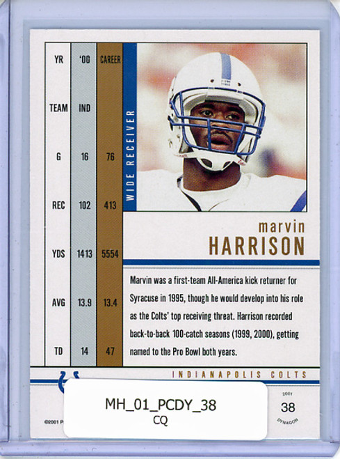 Marvin Harrison 2001 Pacific Dynagon #38 (CQ)